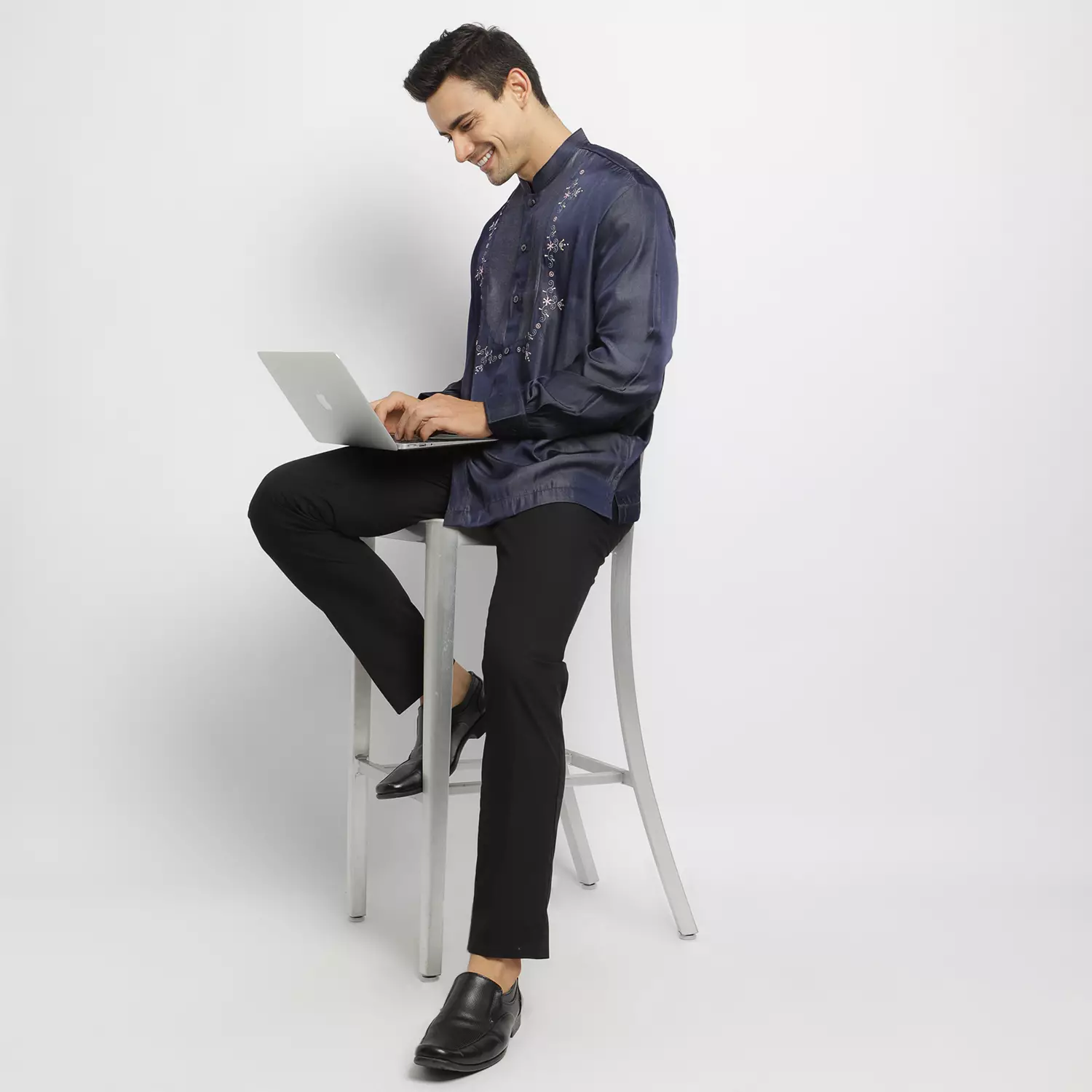 Baju Koko Denim KK Desta Denim