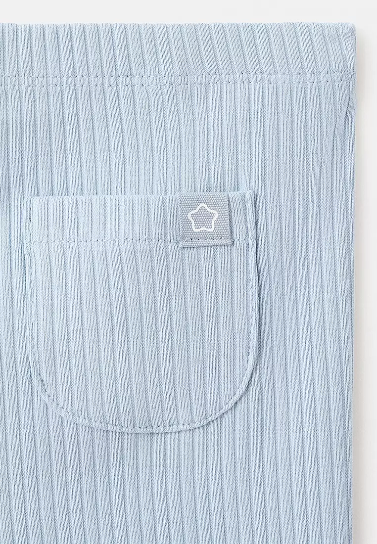 Cotton Ribbed Leggings