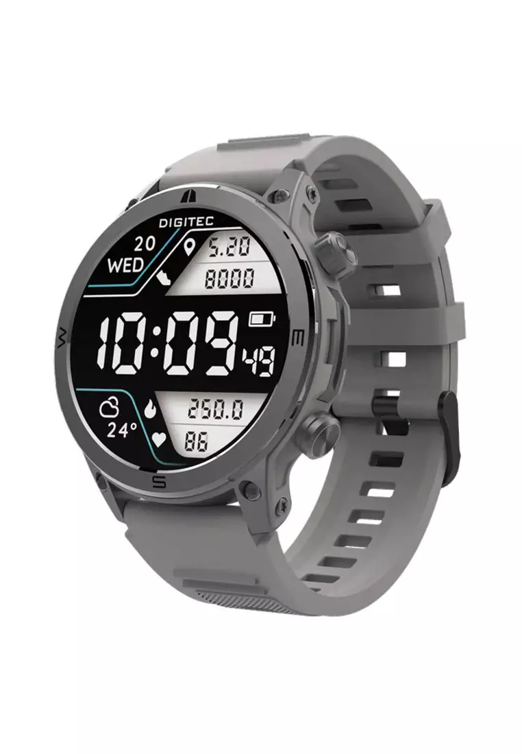 Jual Digitec Digitec Jam Tangan Pria - Grey - Rubber Strap - DG-SW ...