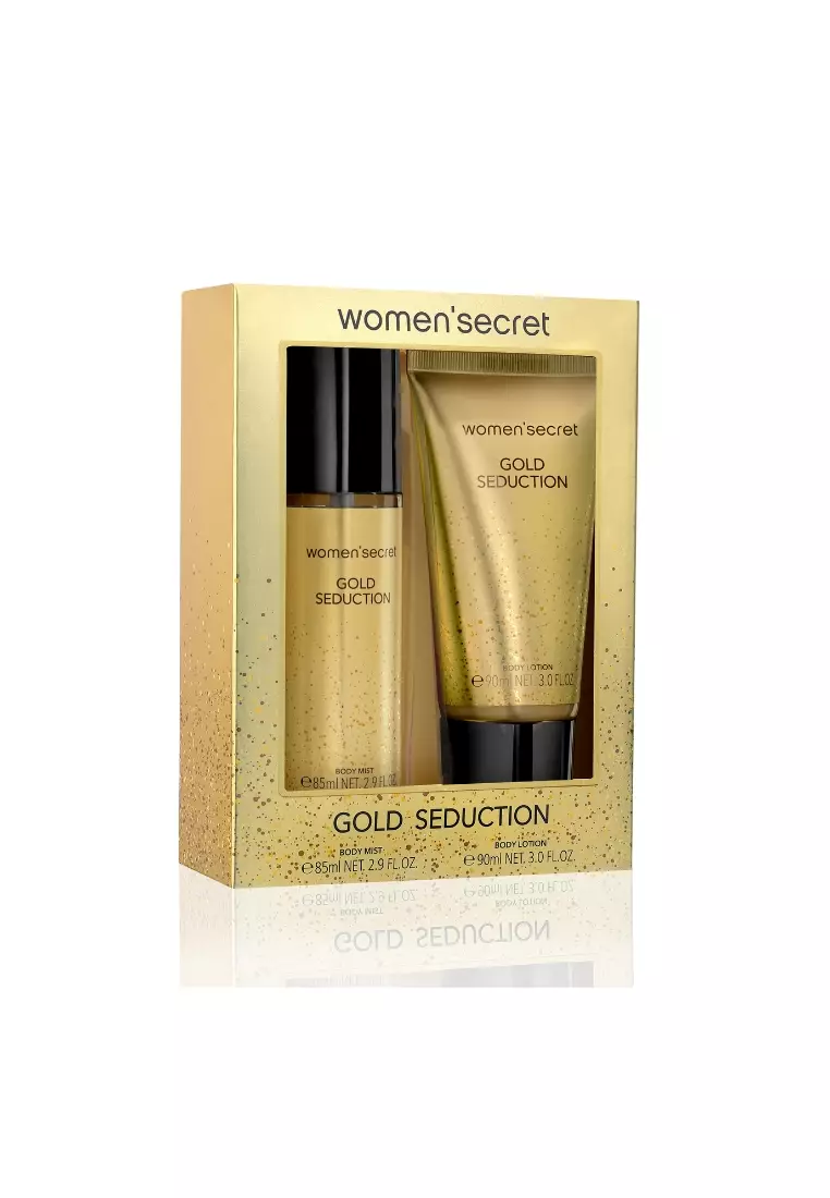 Women Secret Gold Seduction Body Set (Mist 85ml + Lotion 90ml) [YW162]