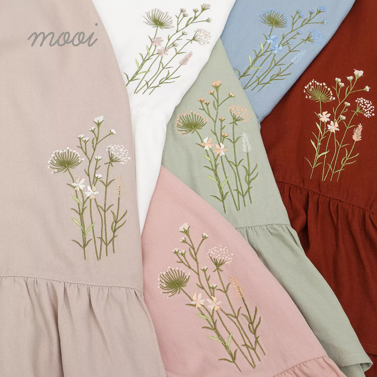 Mooi Dress Anak Gamis Anak Perempuan Raya Collection Mazaya Dress - Clary Sage