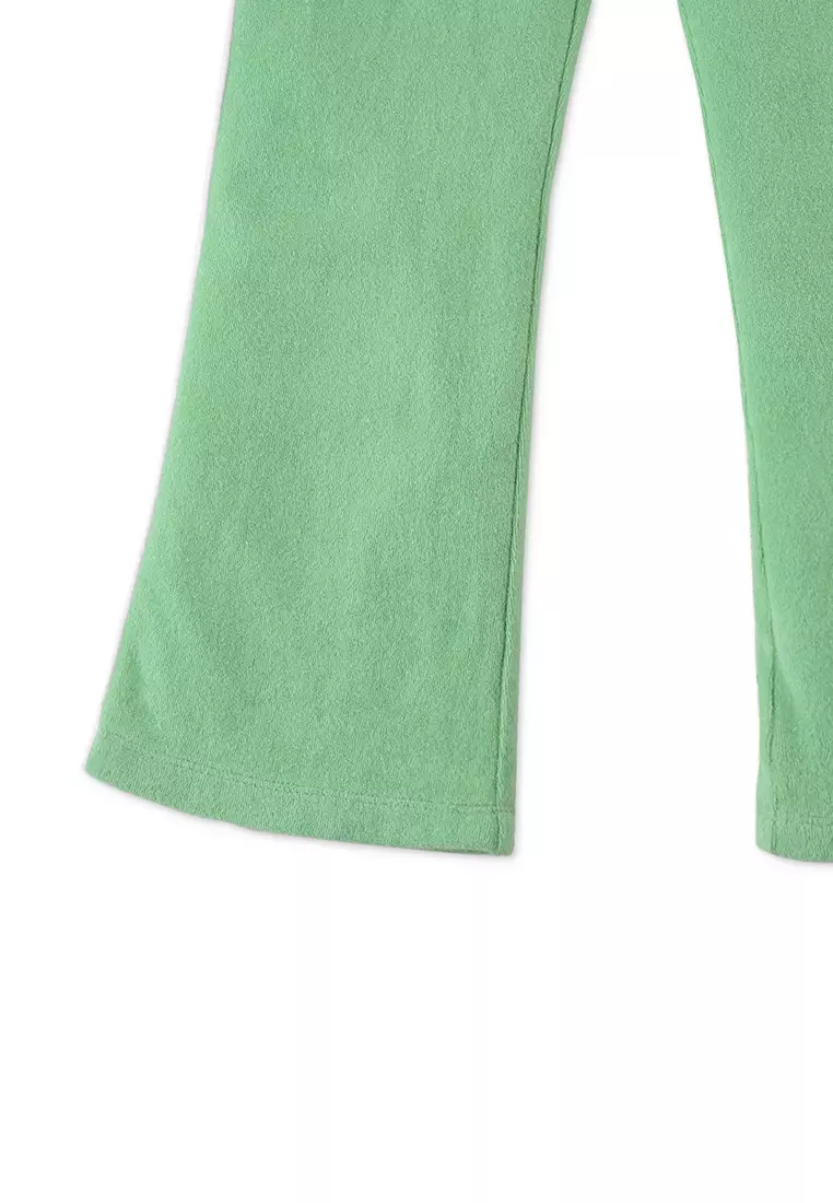 Girls Flare Pants With Side Stripes