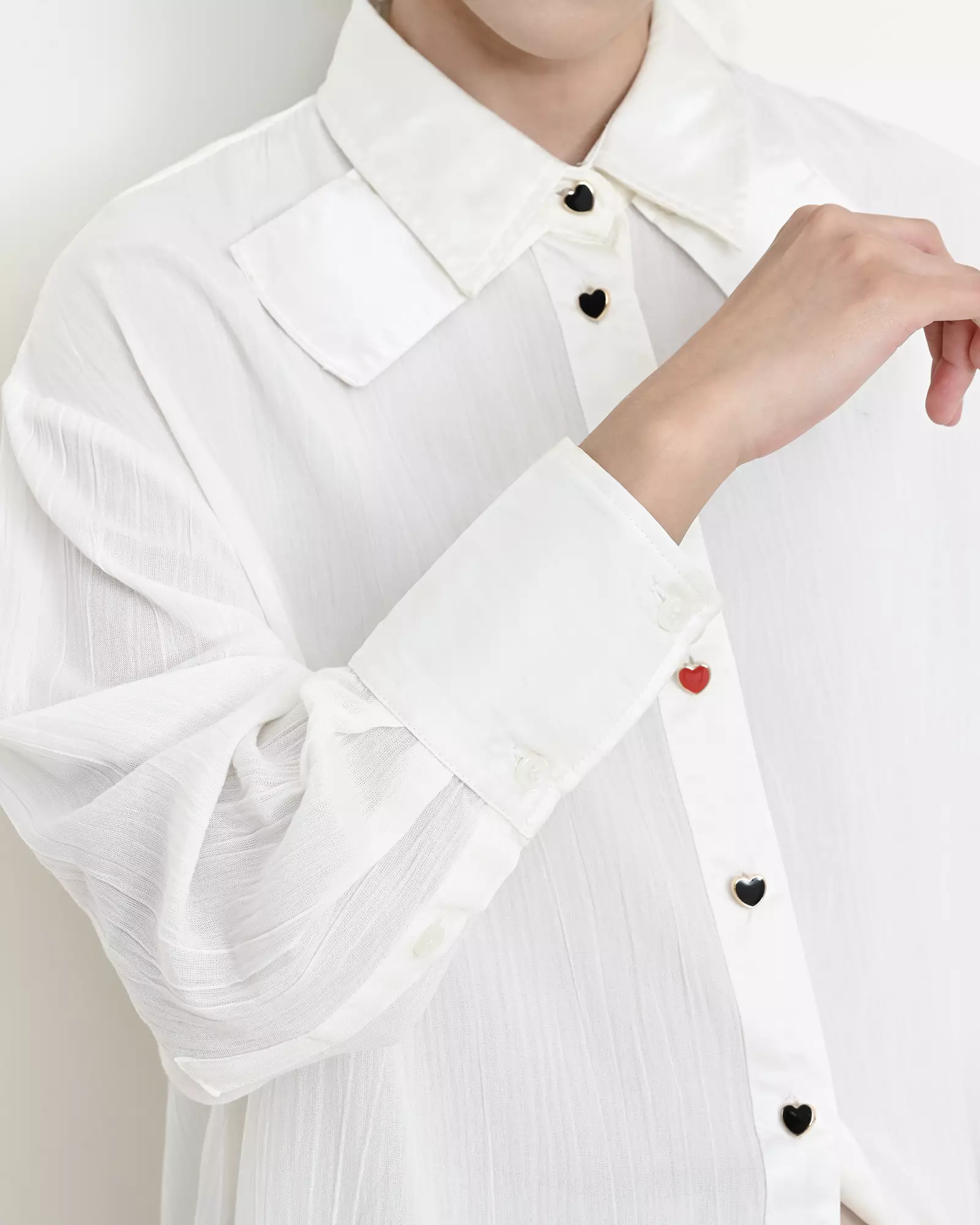 Geulis.id LENORE TUNIC - Brokenwhite