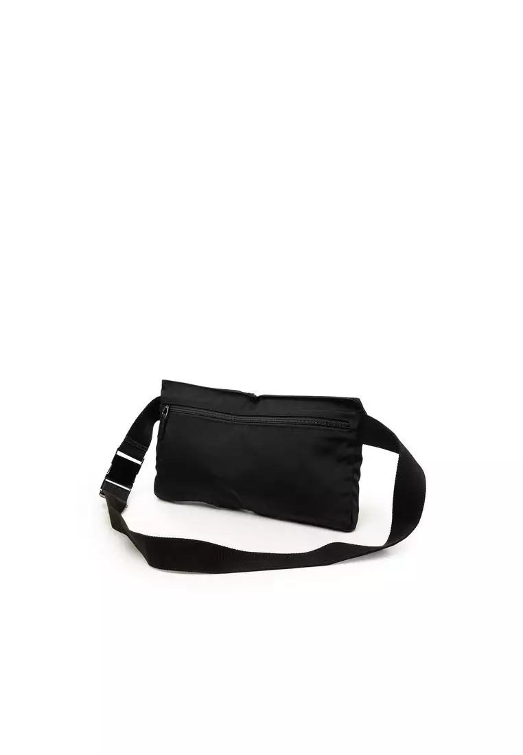 Pre-Loved Gucci Nylon Double Pocket Belt Bag