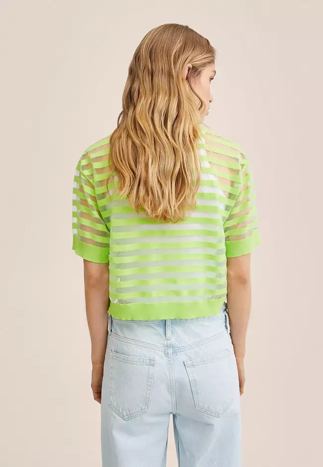 Semi-Transparent Knitted Sweater