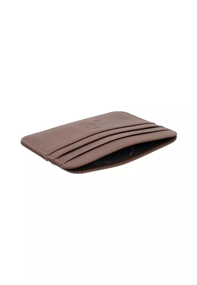 Euro Polo Top Grain Leather Unisex Slim Card Holder EWB 30199