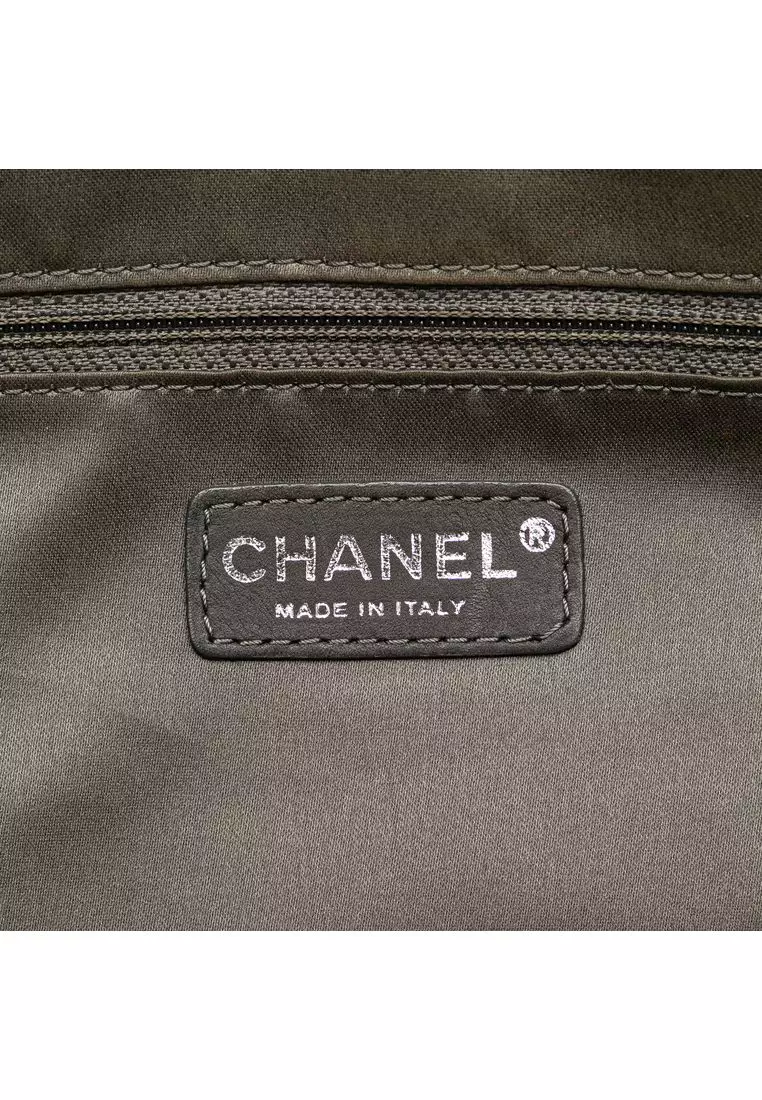 Pre-Loved Chanel Lambskin Square Stitched Lax Handbag