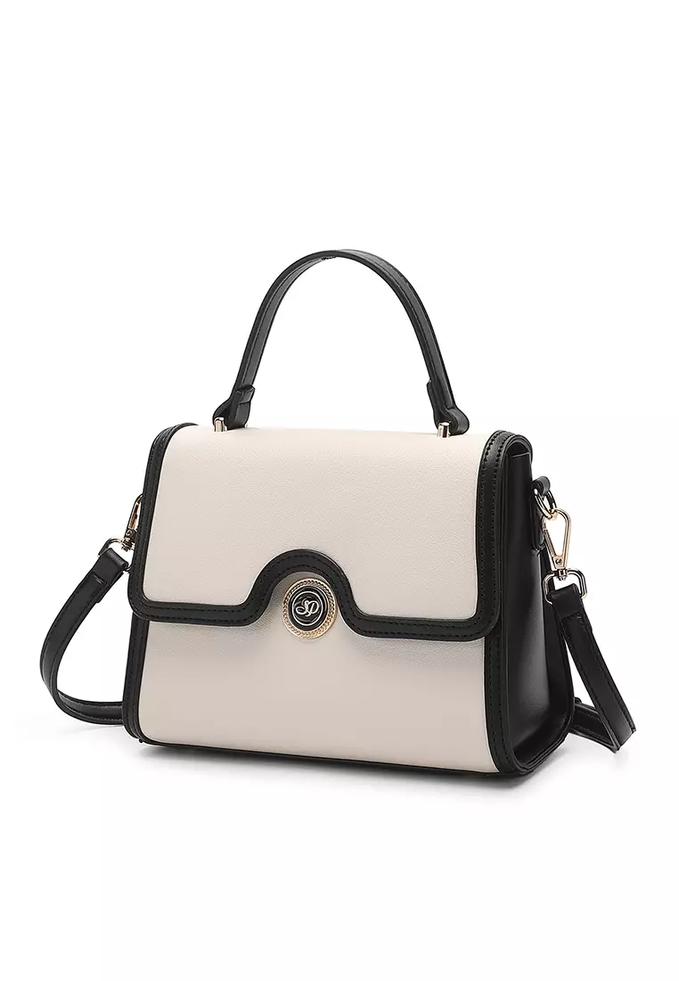 Top Handle Bag / Sling Bag / Crossbody Bag (Tas Selempang / Tas Tangan) - Putih