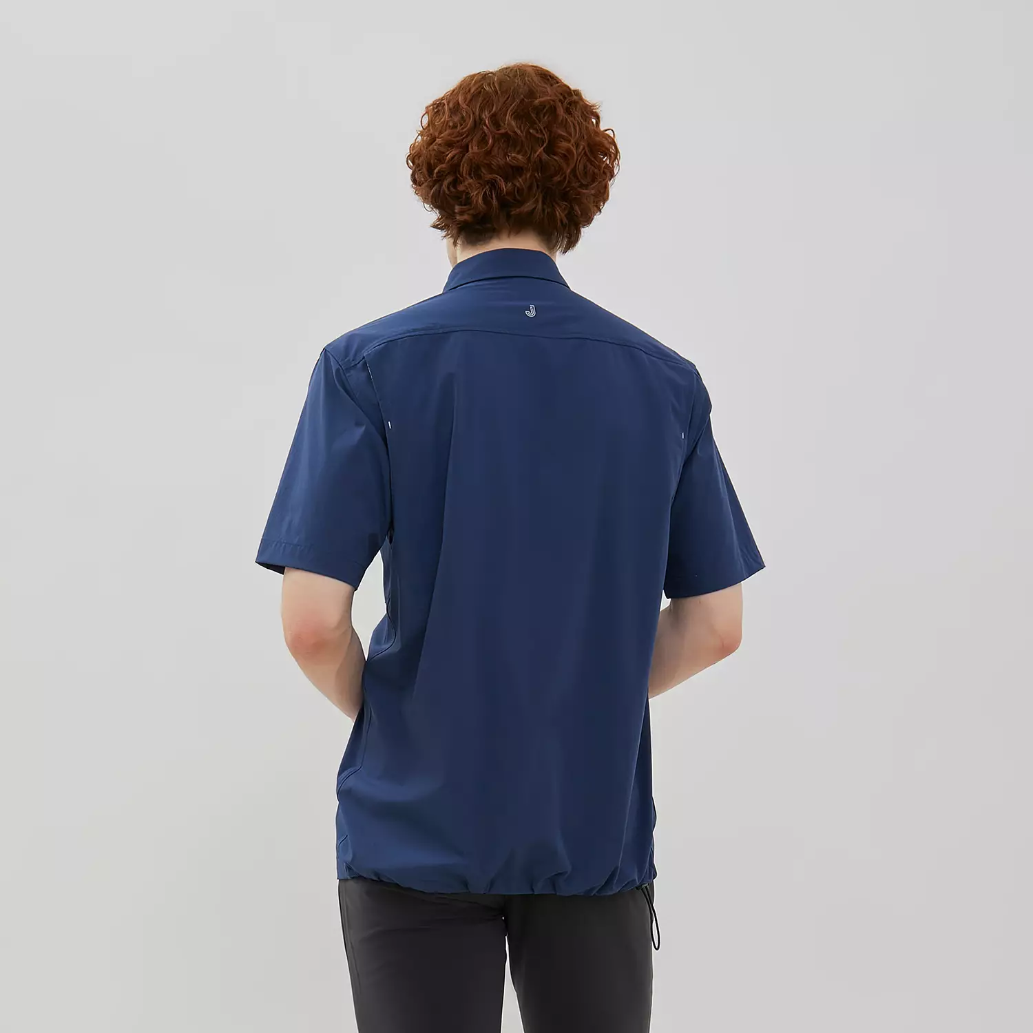 Jobb Marzo Kemeja Pria Lengan Pendek Regular Fit Medium Blue Colour Medium Blue