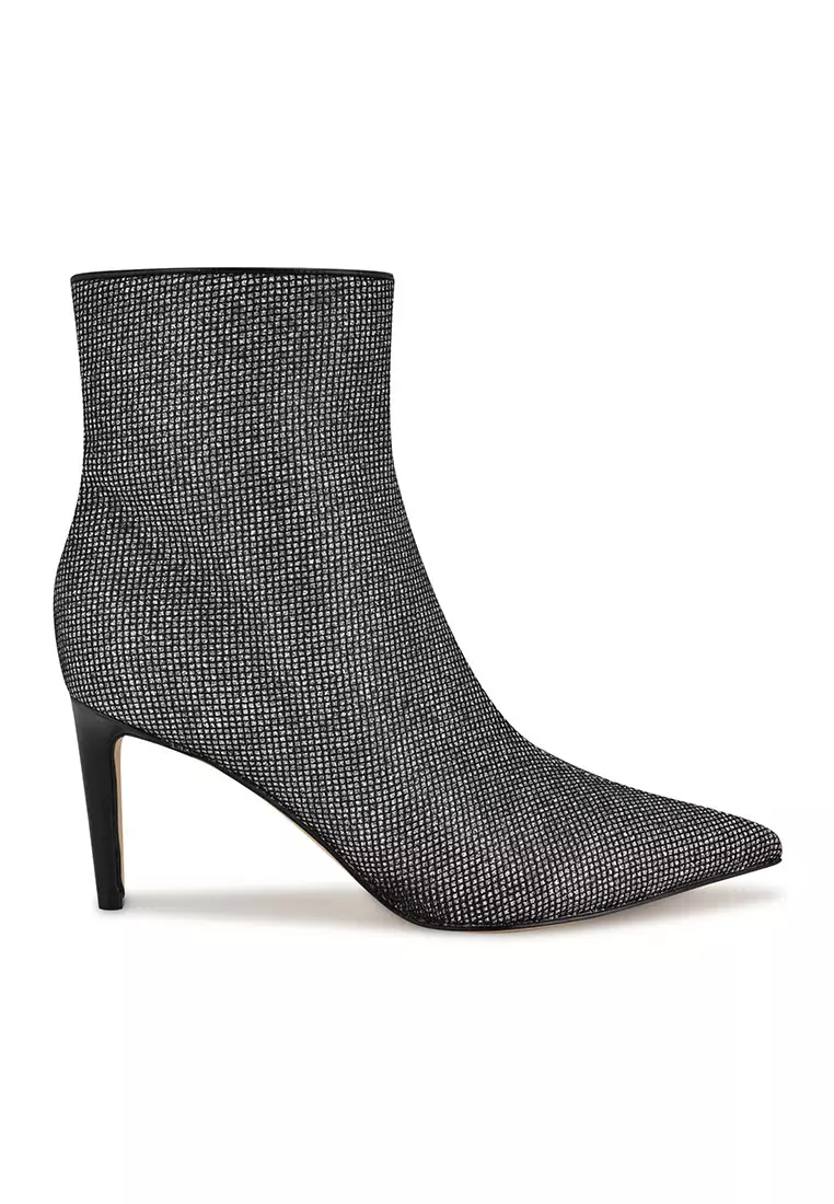 Discount on Nine West  shoes - SKU: Kepordp2 Studded Booties Silver