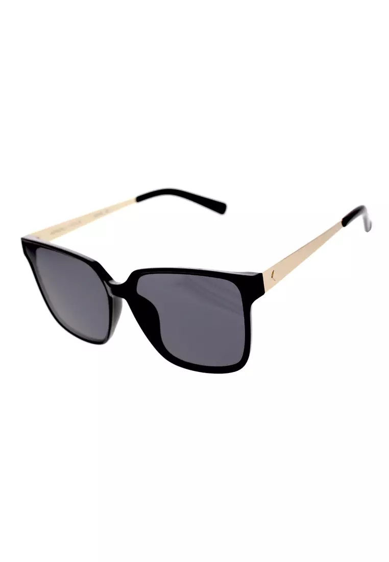 Buy Kendall + Kylie Eyewear Kendall + Kylie Black Oversized Plastic ...