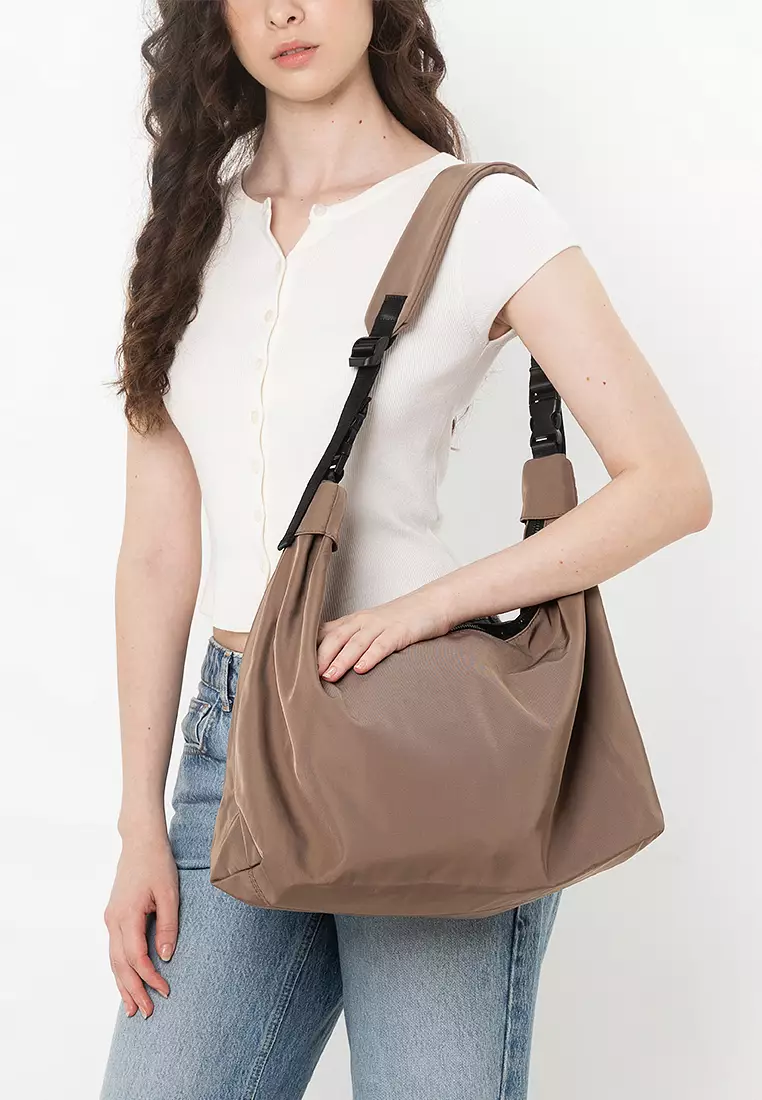 Lightweight Water-Resistant Hobo Bag