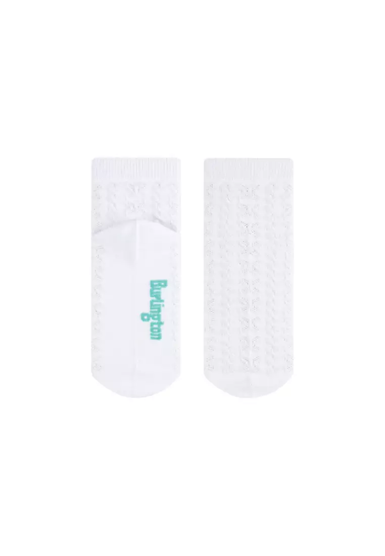 Burlington Children's Embossed Cotton Thin Casual Ankle Socks 3 pairs in a pack BGCMG1