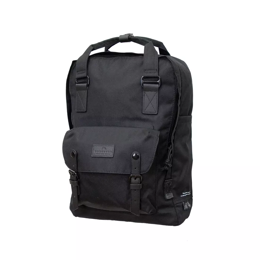 Doughnut Macaroon Large Reborn Black Series Backpack Black Tas Ransel - D011REB-0003-F