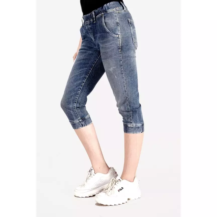 Celana Wanita 3/4 Jogger Pants 81 Series Light Blue