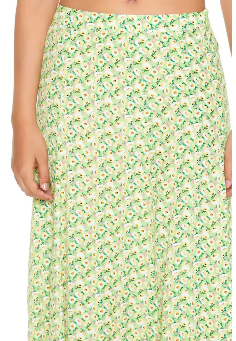 Forever 21 floral long skirt online
