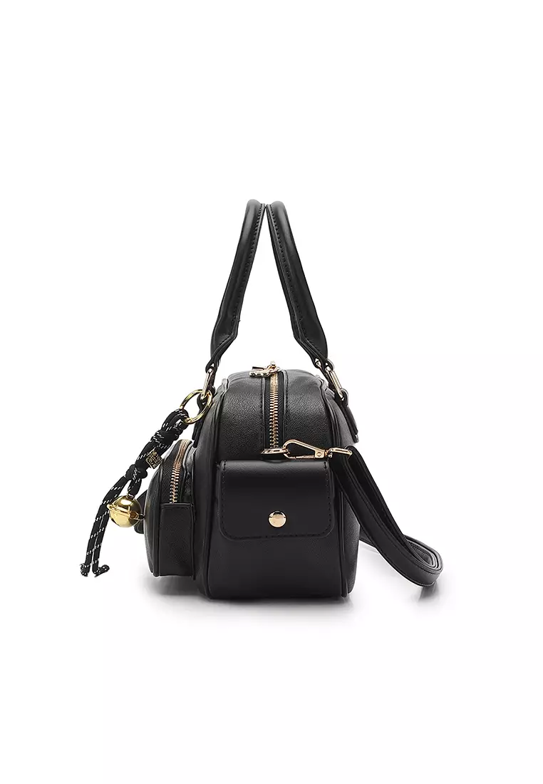 Women's Top Handle Bag / Sling Bag / Crossbody Bag / Shoulder Bag - Black