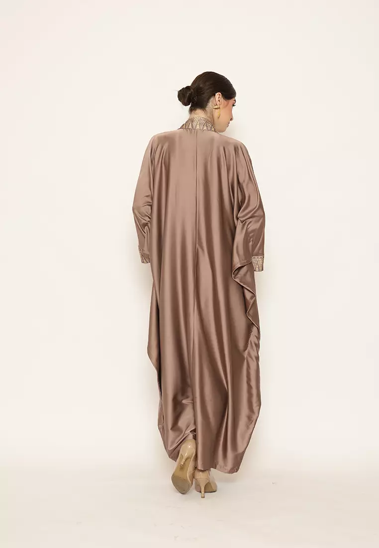 Kanzi Exclusive Long Sleeve Songket Kaftan