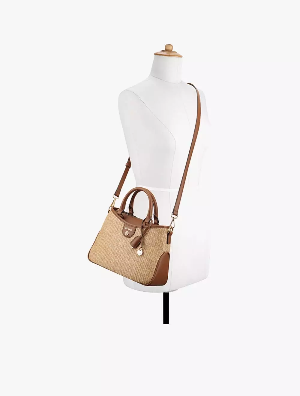 Nine West Kiley Small Satchel  - Tan.
