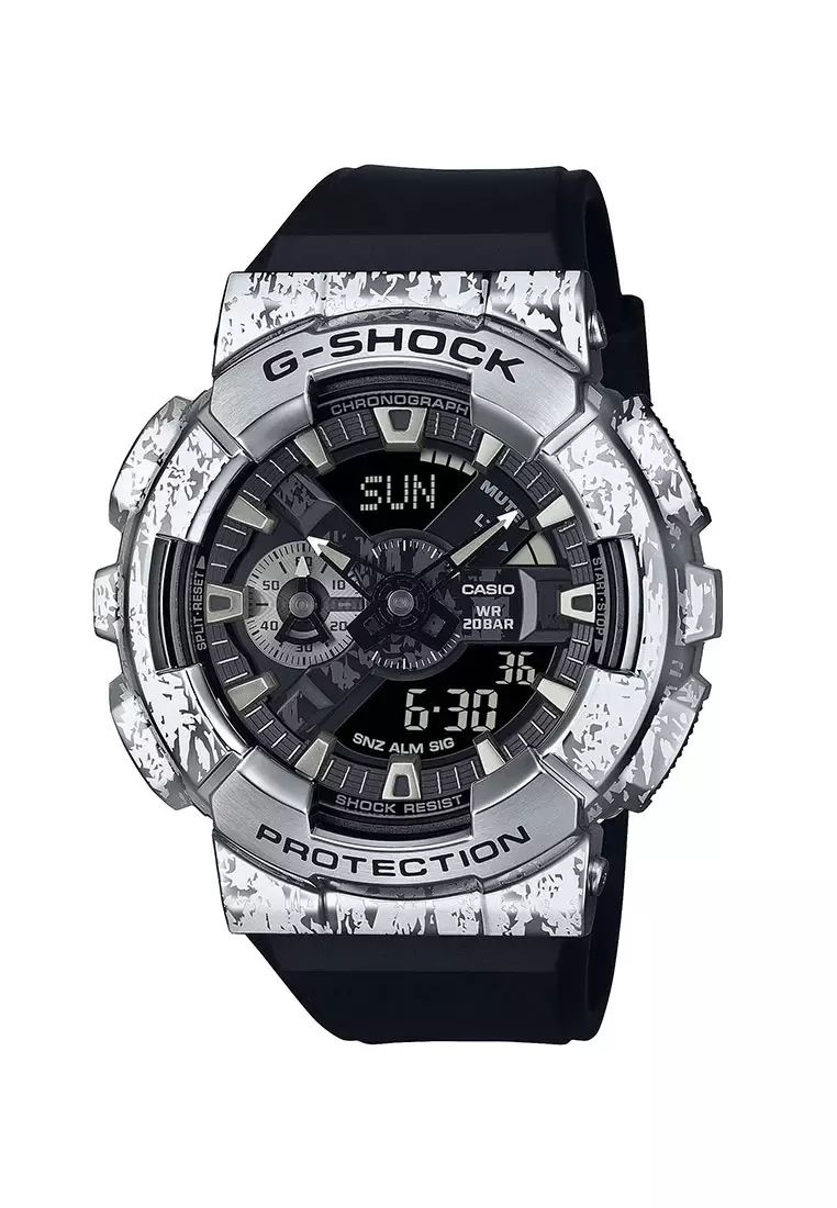 Jual G Shock Casio G Shock Jam Tangan Pria Black Silver Resin Gm