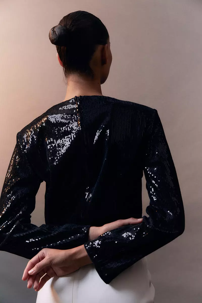 Sequined blouse