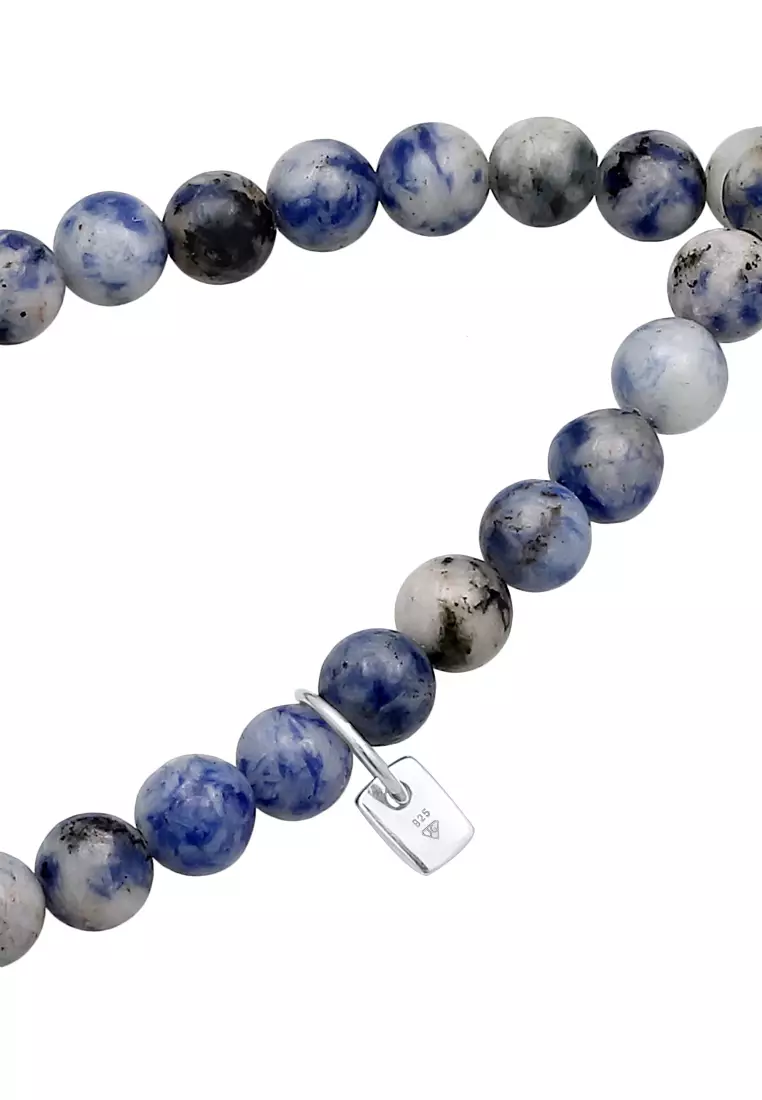 Jewelry Accessories Men Ball Agate Blue Gemstones