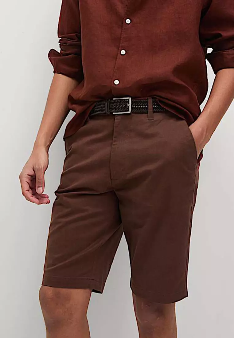 Regular Fit Stretch Chino Shorts