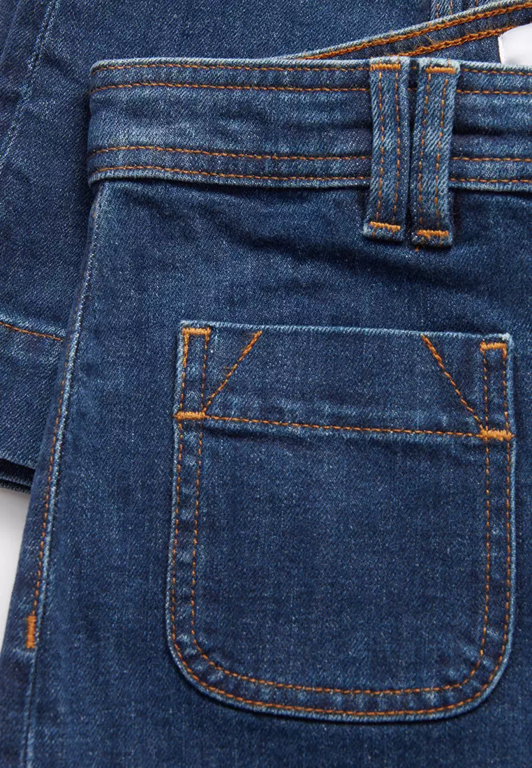 High-Waist Bootcut Jeans