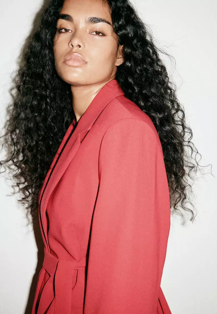 Belted Suit Blazer