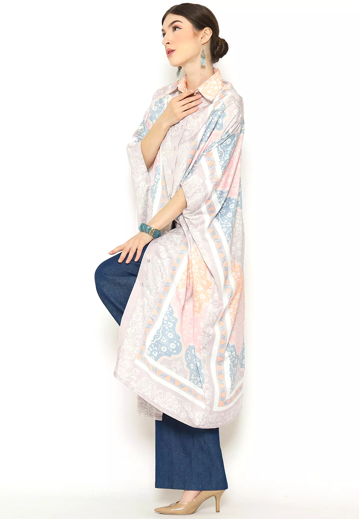 Kanzi Collared Kaftan
