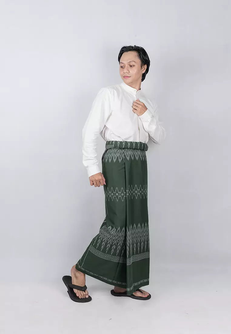 My Aksa Batik Sarung Irshad Green