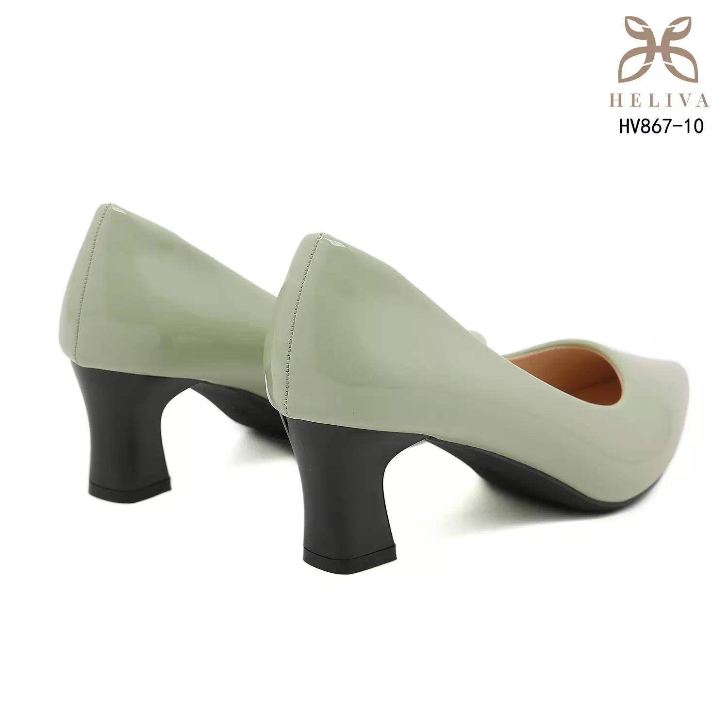 Heliva Livanna Classic Pointed Toe Glossy Heels 5.5cm Sole HV867-10