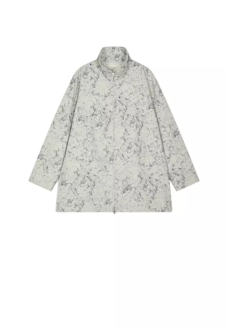 Cotton Pattern Element OVERSIZE Jacket