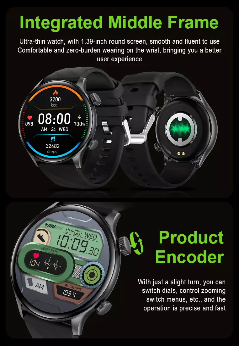 Smartwatch ZW63 Waterproof IP67 Tracker Outdoor Custom Wallpaper Sports Fitness Tracker Bluetooth Call khaki