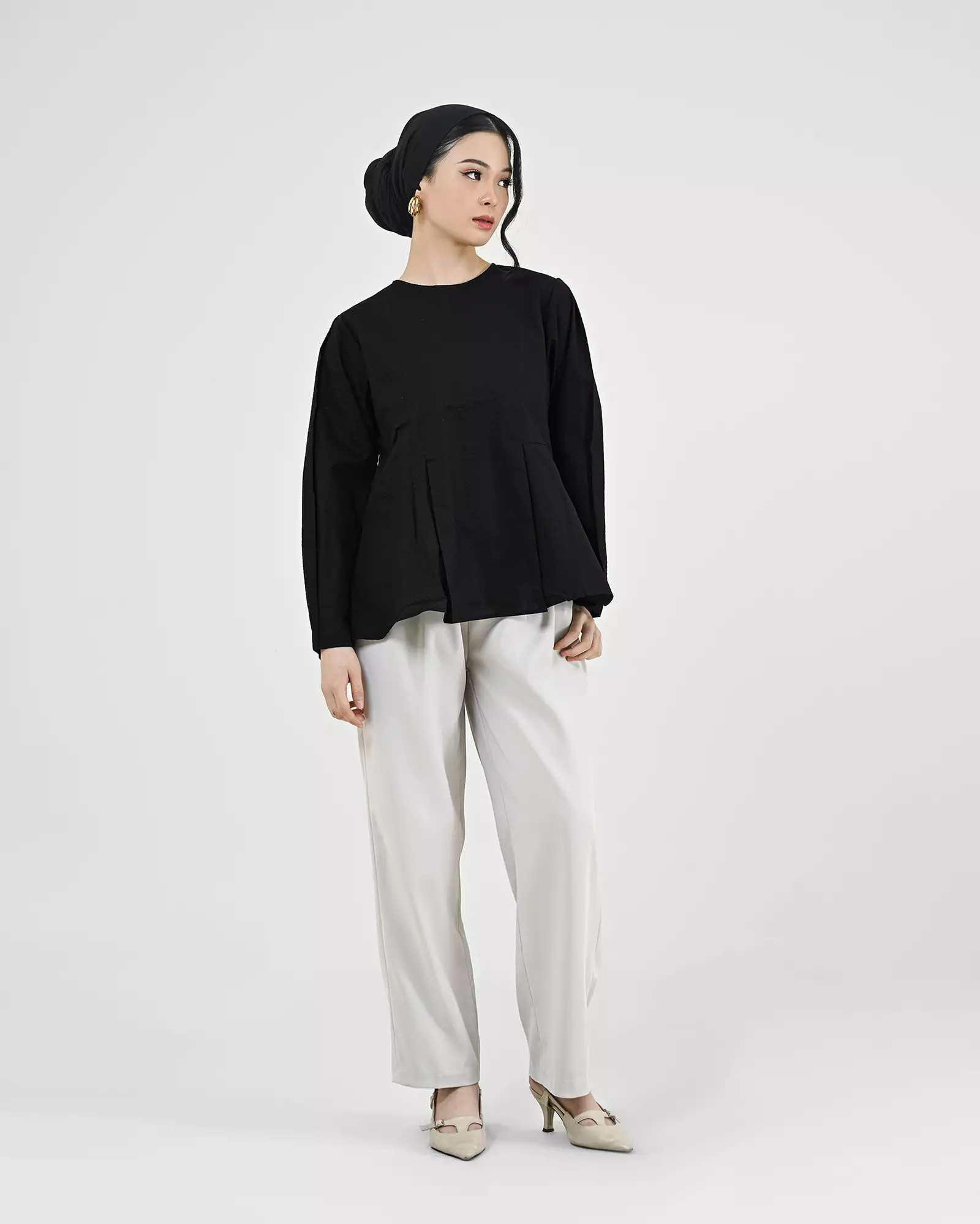 Geulis.id DAMI BLOUSE - Black