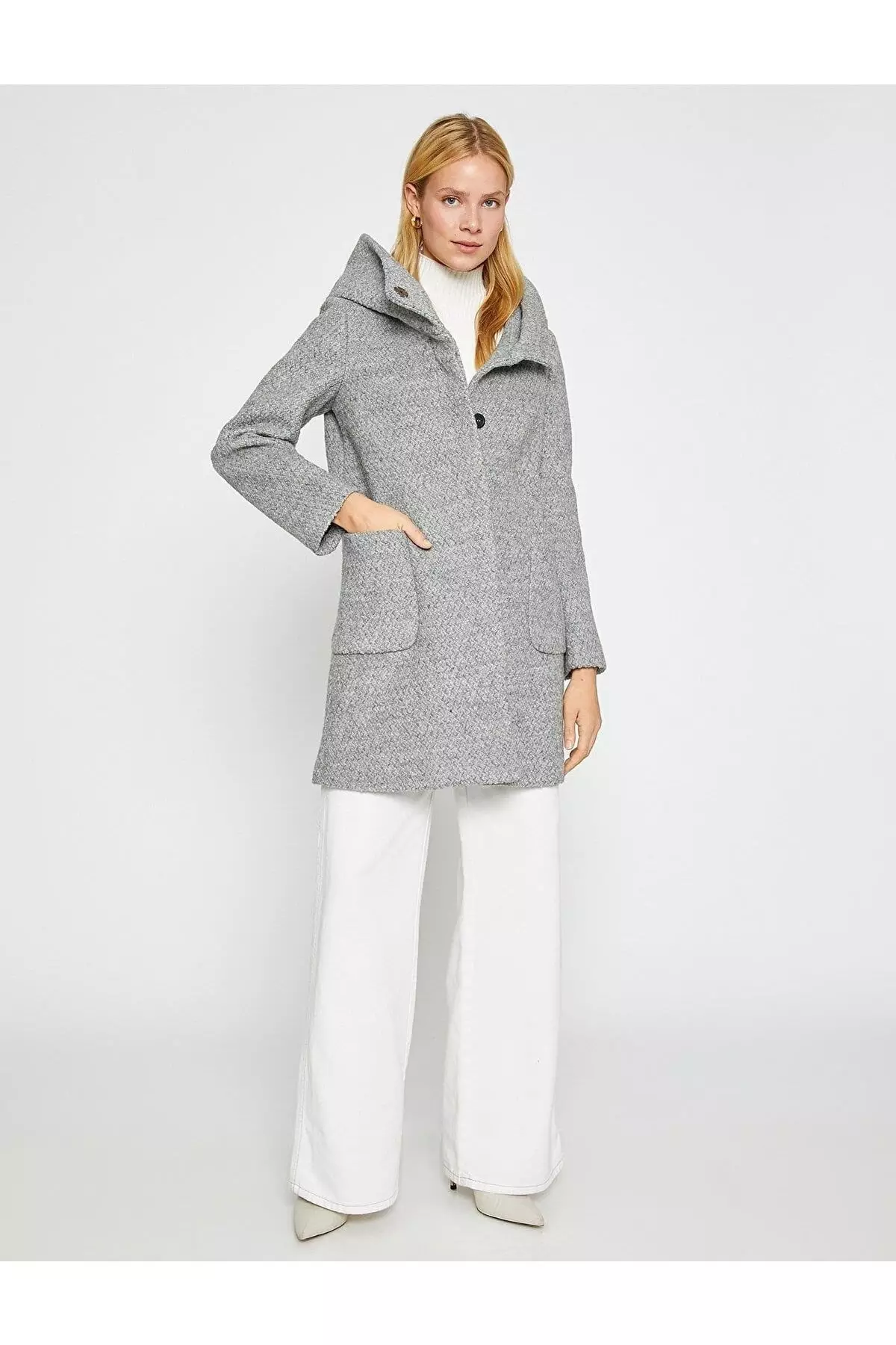 Next ladies grey on sale coat