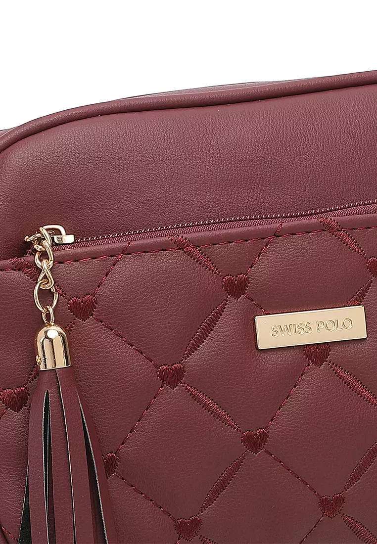 Women's Sling Bag / Crossbody Bag - Red