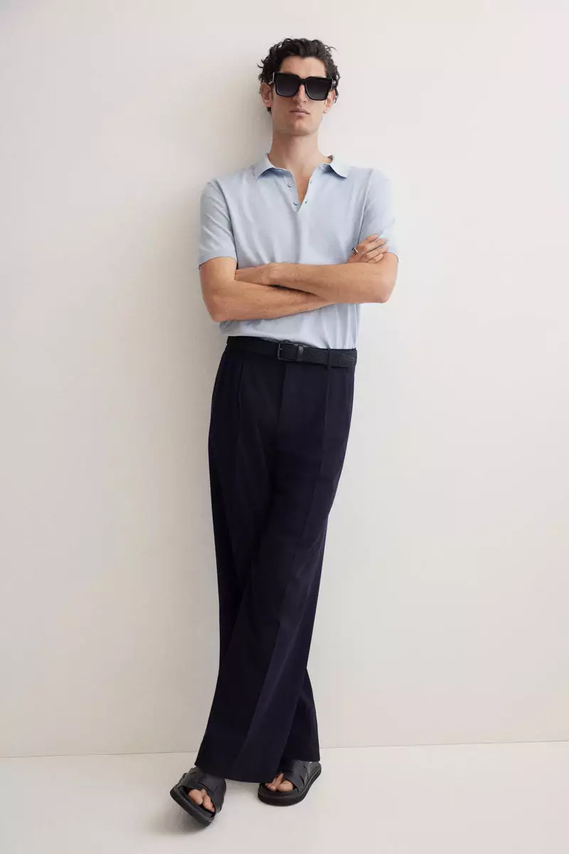 chinese dress ladies Verdusa Men's Slacks Wide Leg Baggy Dress Pants Casual Lightweight Trousers  with Pockets Black Small at Amazon Men's Clothing store