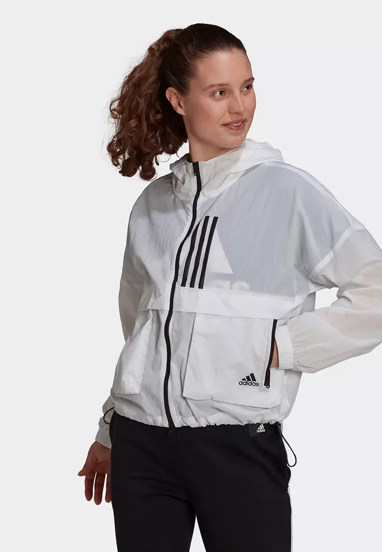 Ladies adidas windbreaker jacket on sale