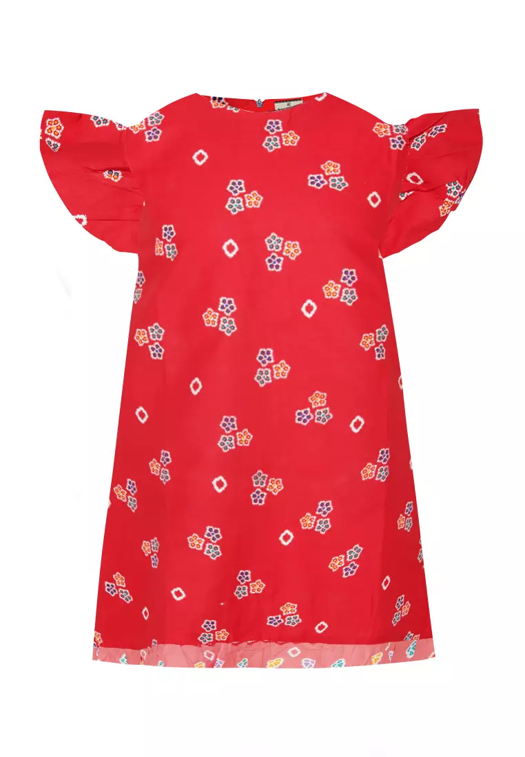 Jual Rianty Kids Baju Anak Perempuan Dress Daster Jumputan Velitha ...
