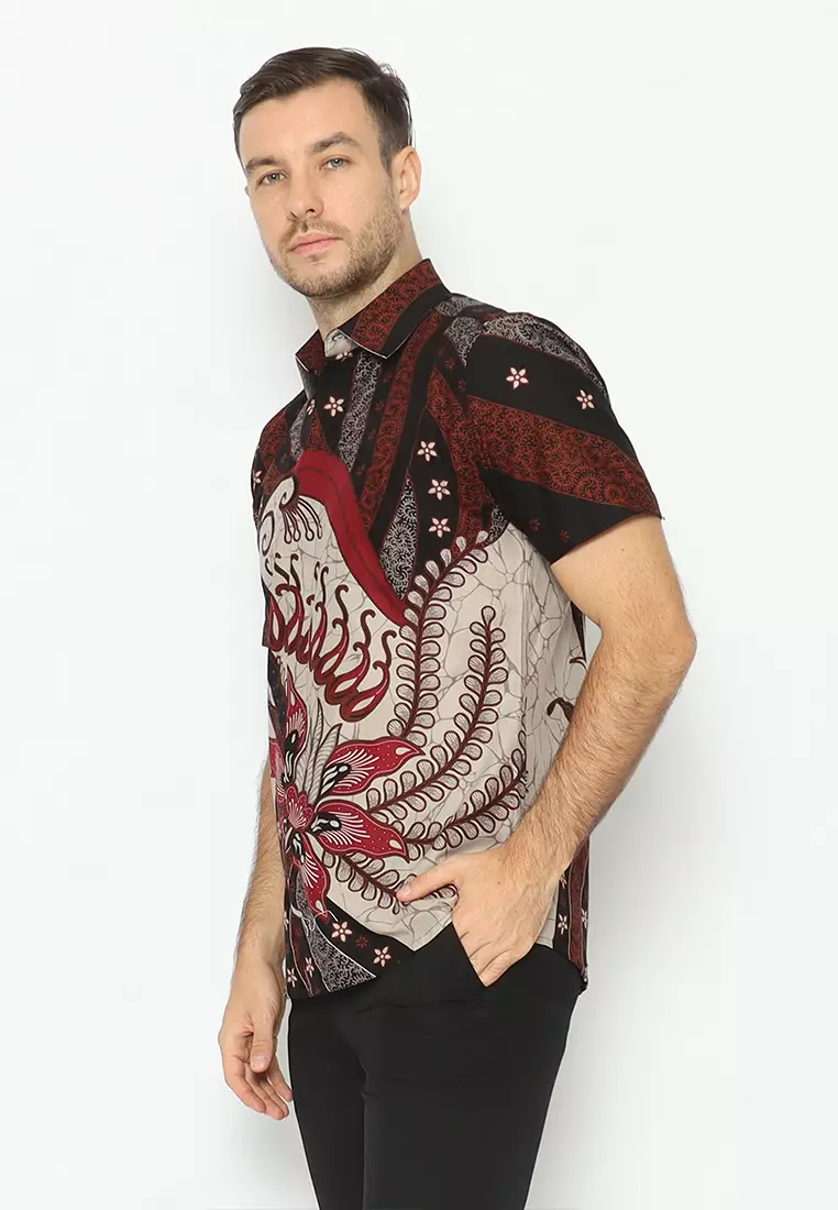 HEM PENDEK AKSA BATIK BHUMI BUNGA