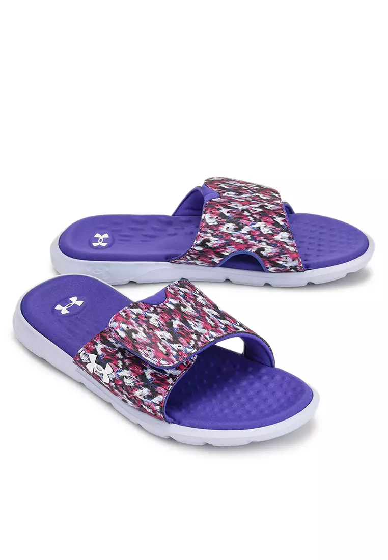 Under armour hotsell women's camo slides