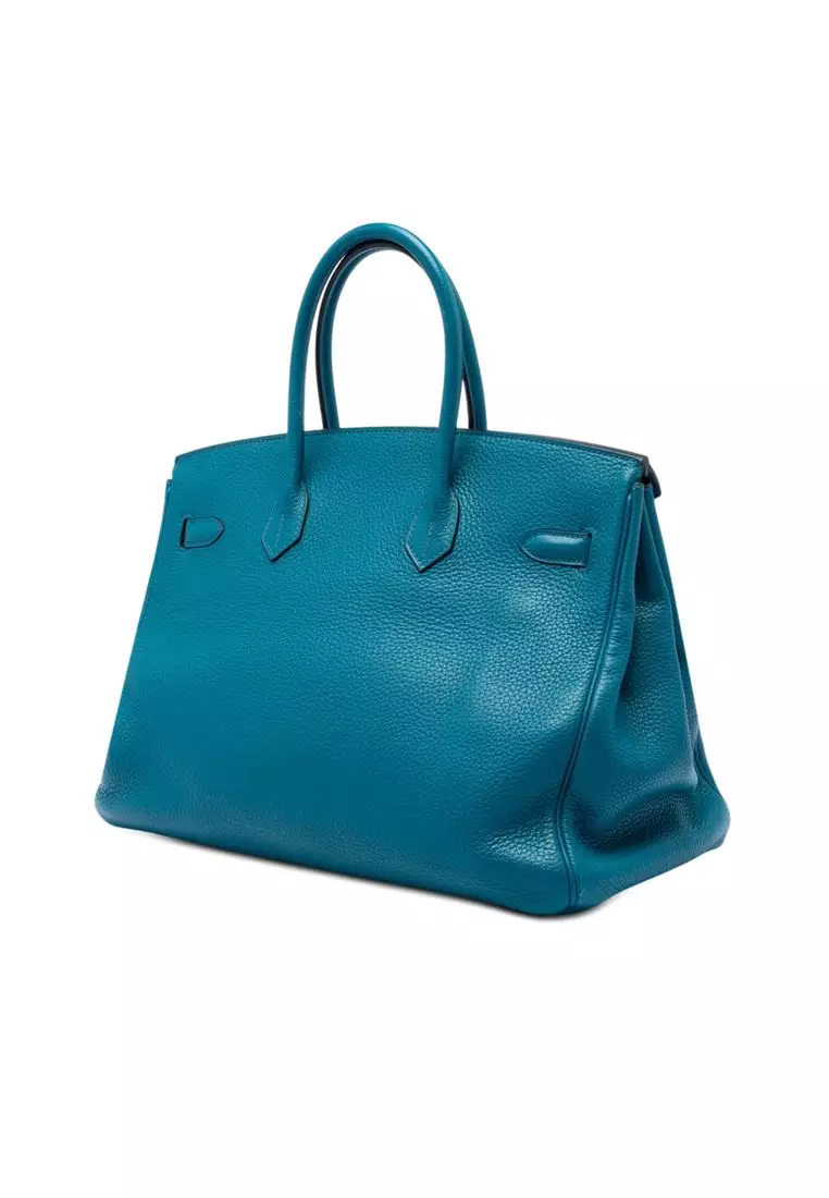 Pre-Loved Hermès Clemence Verso Birkin Retourne 35
