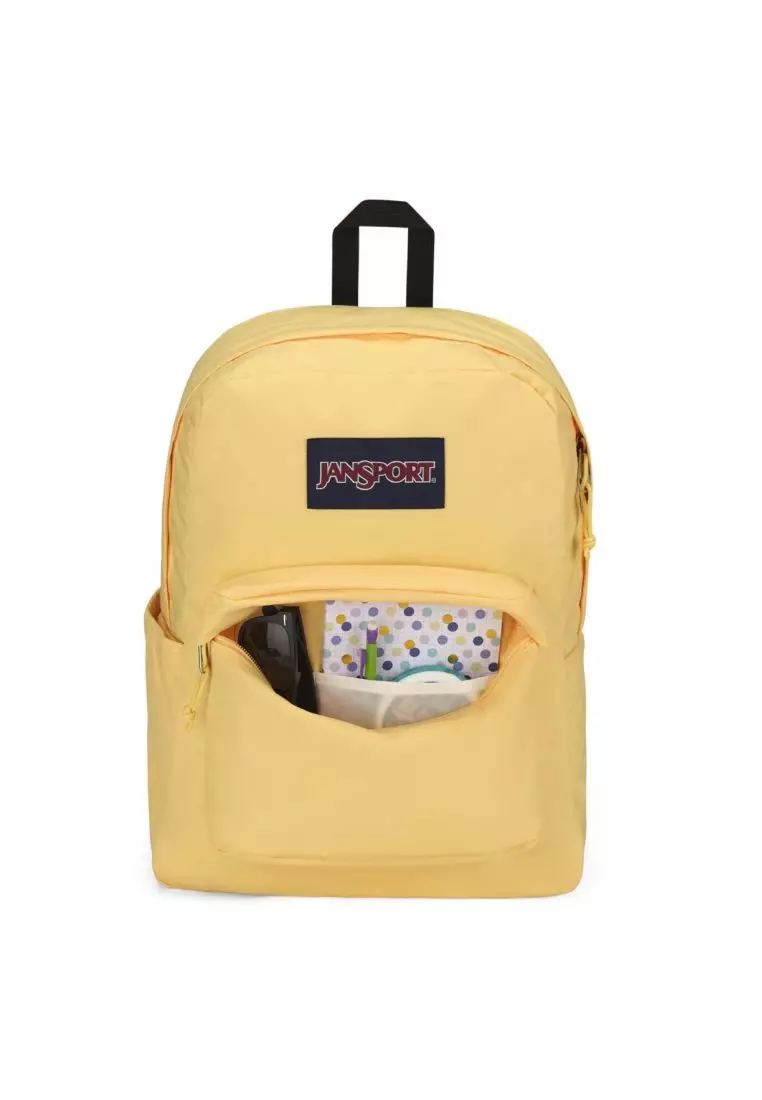 Yellow jansport big student backpack 2025