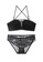 ZITIQUE black Women's Wireless Hollowed Deep-V Lingerie Set (Bra and Underwear) - Black EE440USFB3AD56GS_1