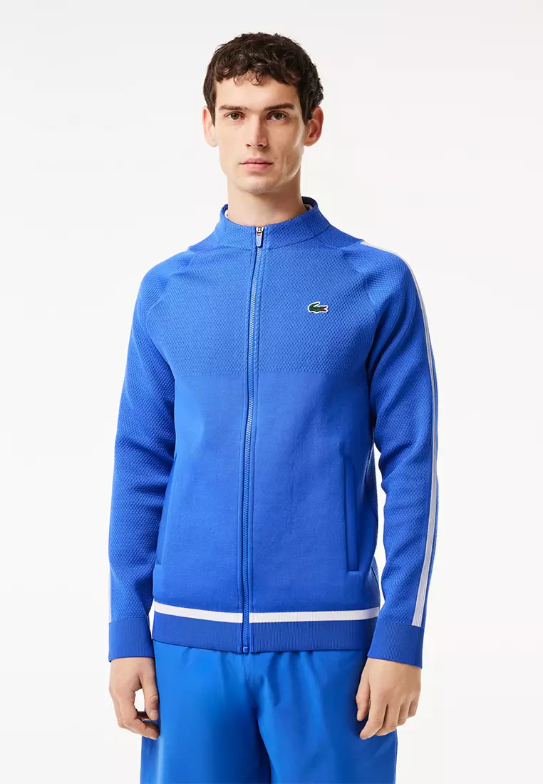 Lacoste blue coat best sale