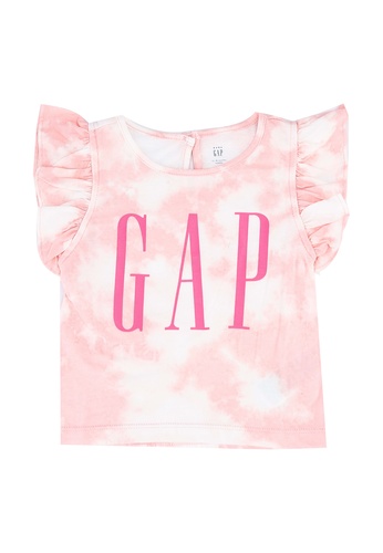 Buy Gap Ruffle Logo Tee Online On Zalora Singapore