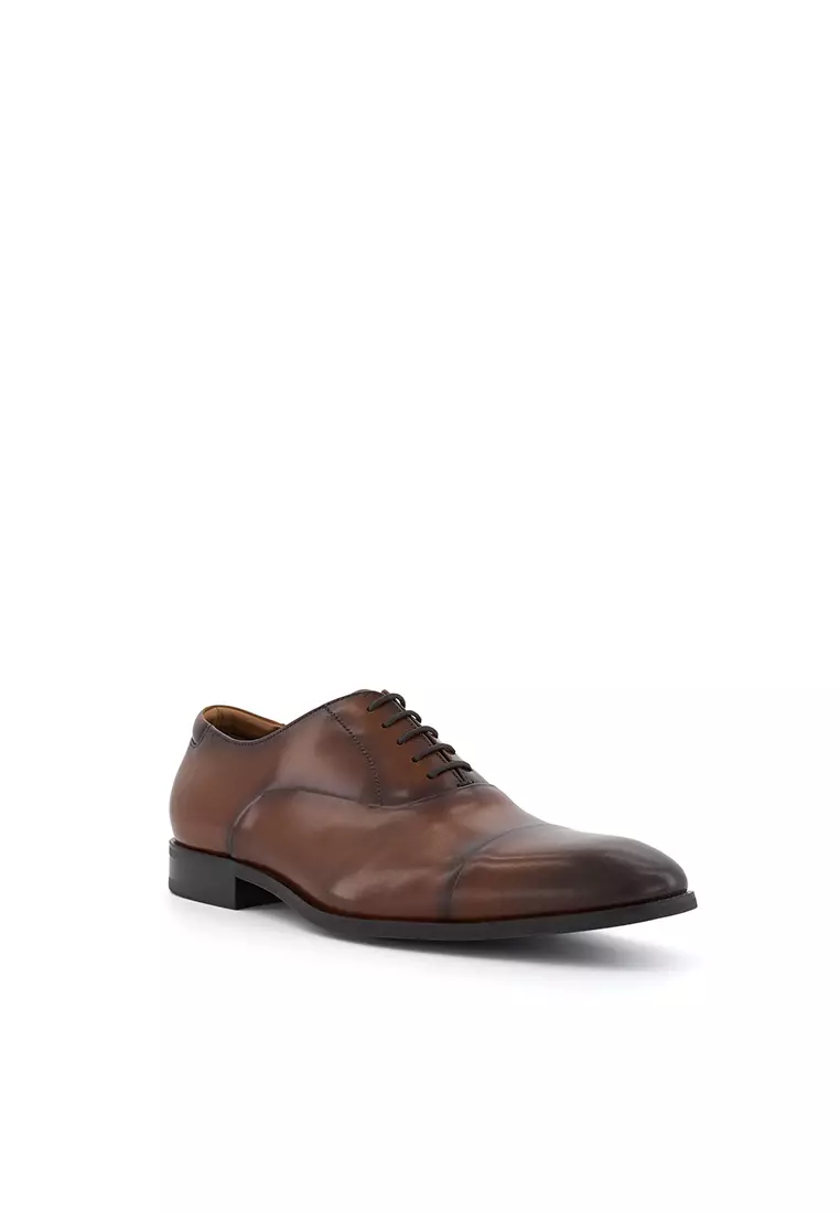 Discount on Dune London  shoes - SKU: Secrecy Lace-Up Oxford Shoes Dark Tan
