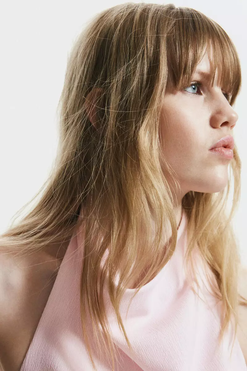 Draped halterneck dress