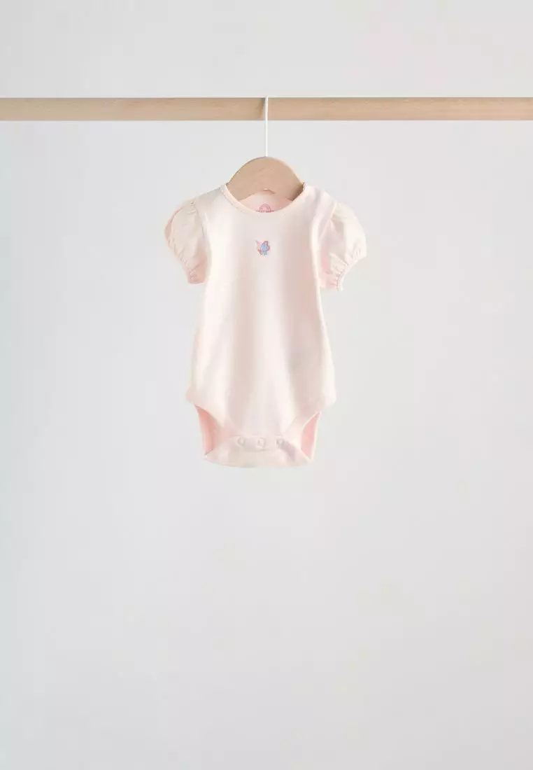 Short Sleeve Baby Bodysuits 5 Pack